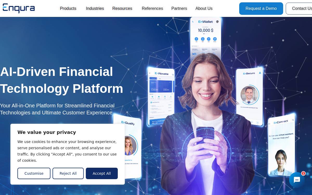 Enqura website preview
