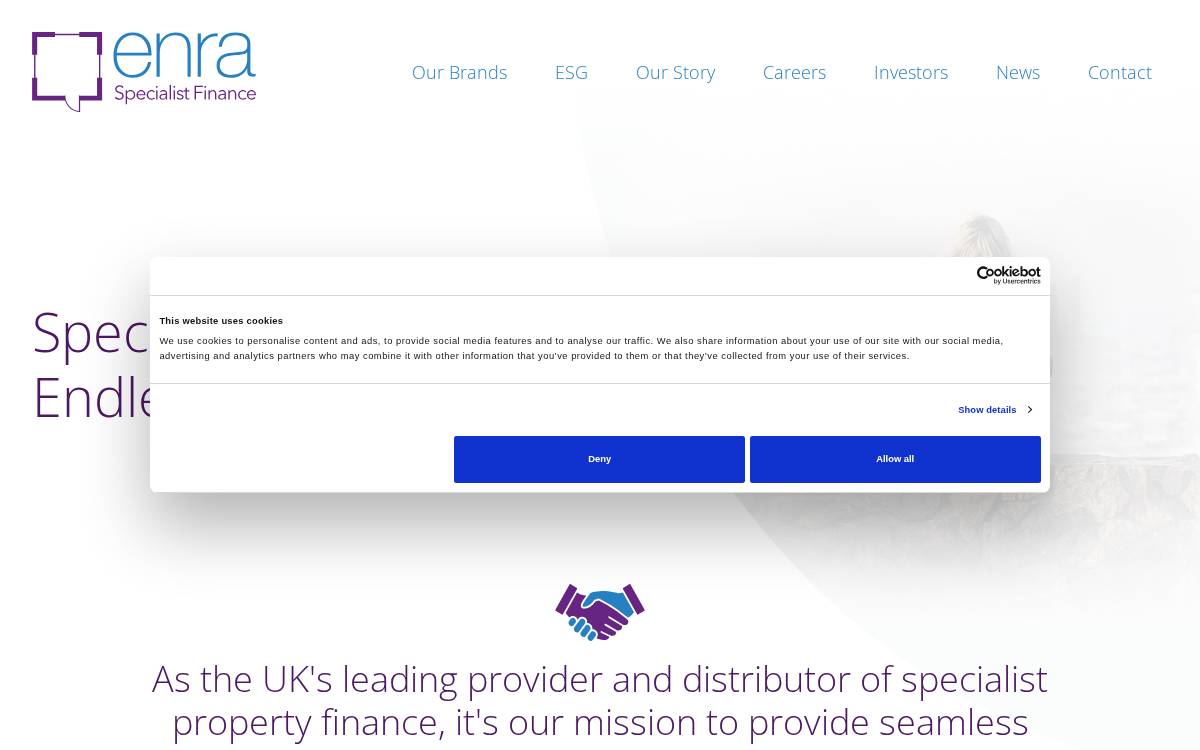 ENRA Group website preview