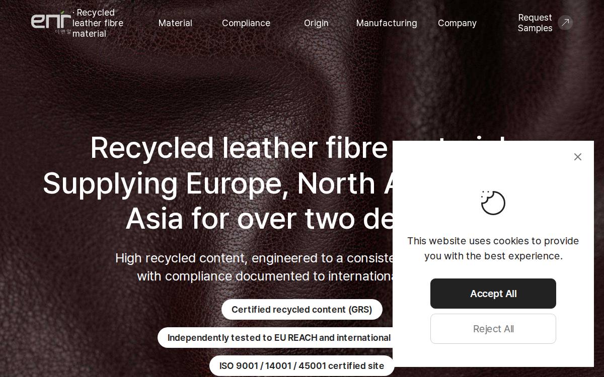 Enrcorp website preview