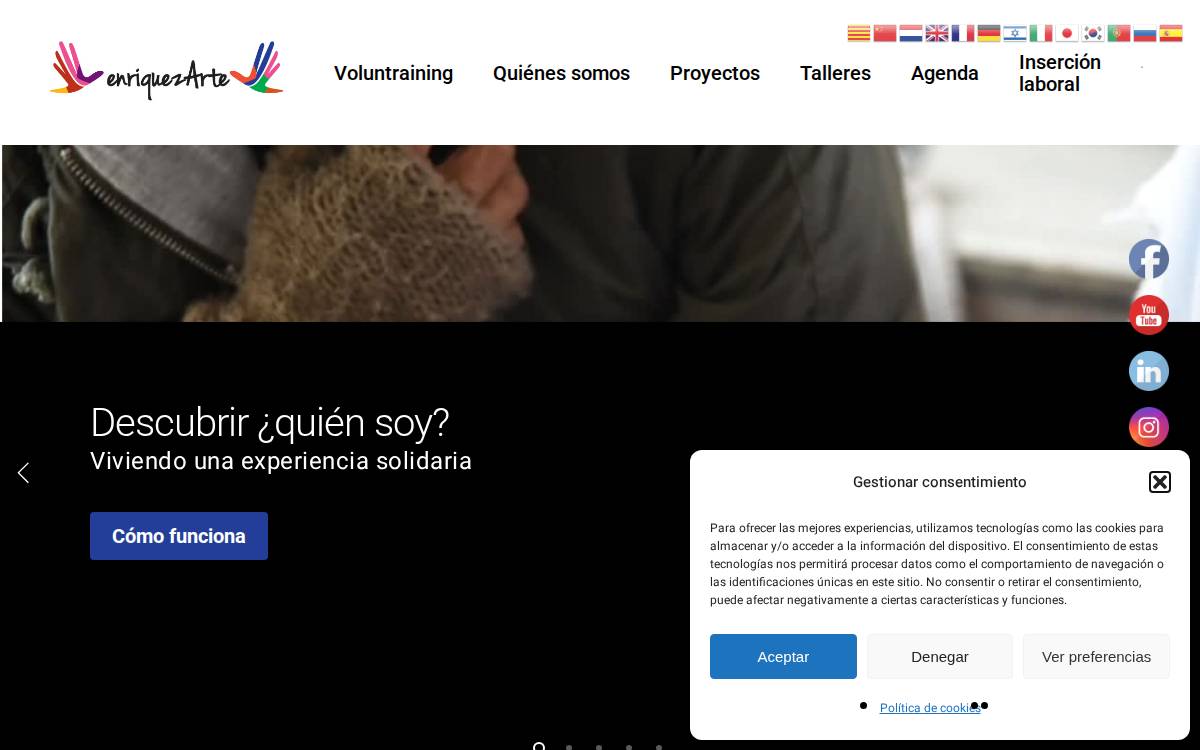 Enriquezarte website preview