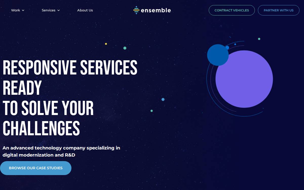 Ensembleconsultancy website preview