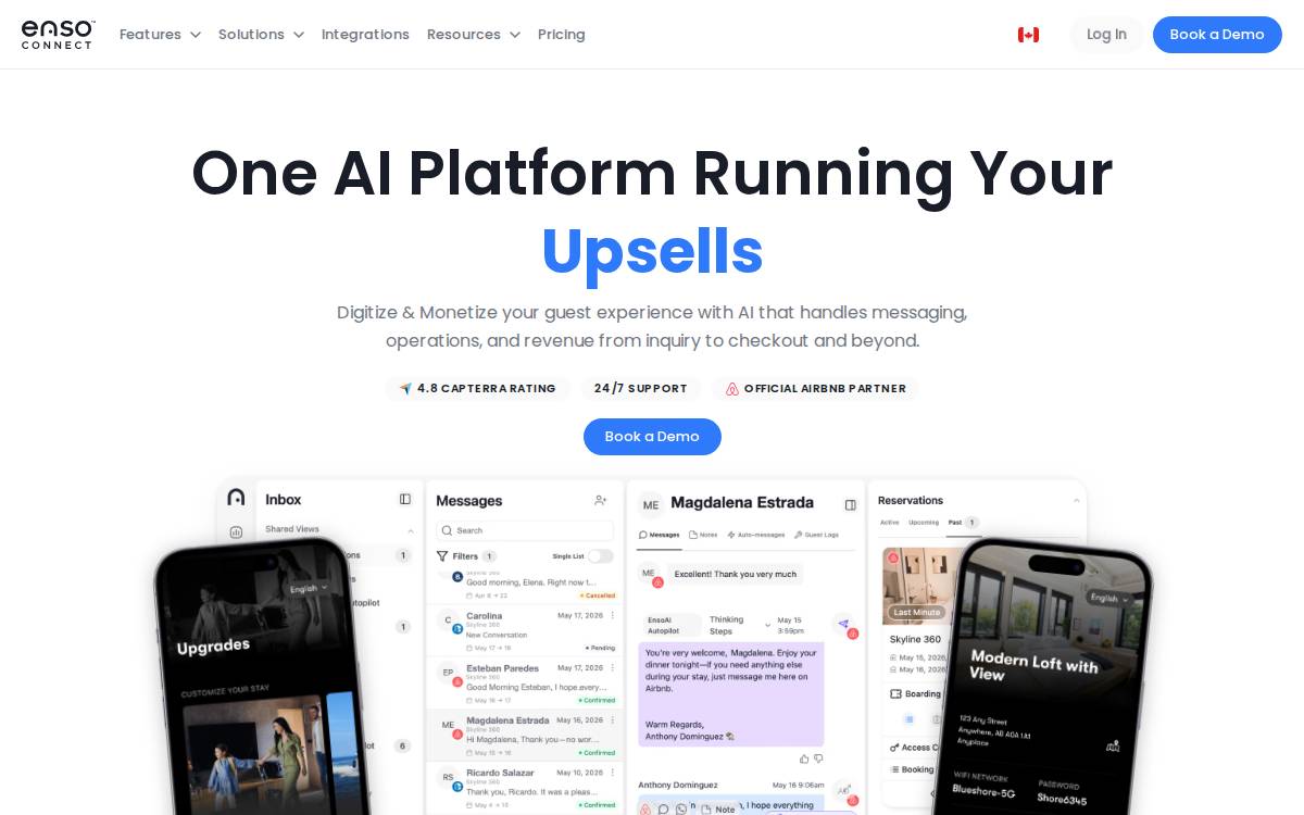 Enso Connect website preview