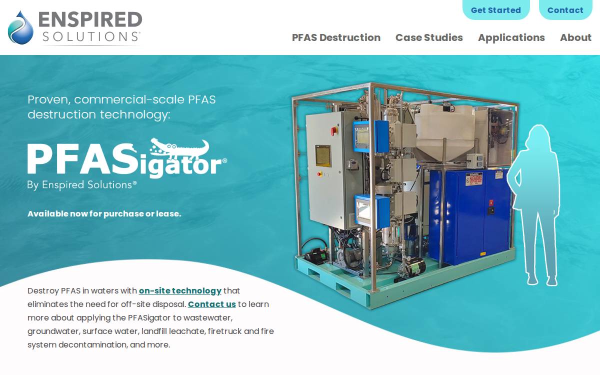 Enspired Solutions website preview