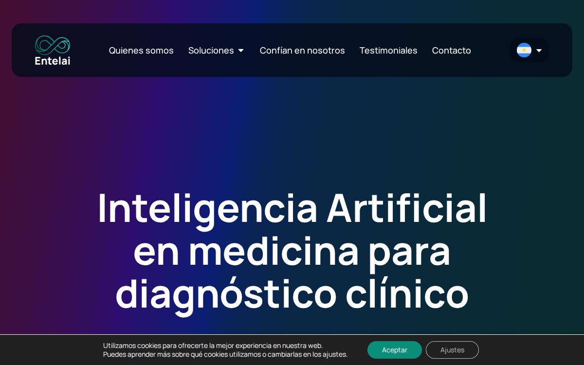 Entelai website preview