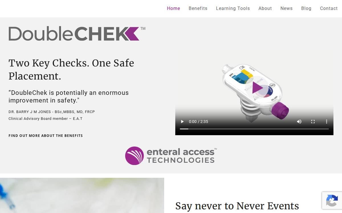 Enteralaccesstech website preview