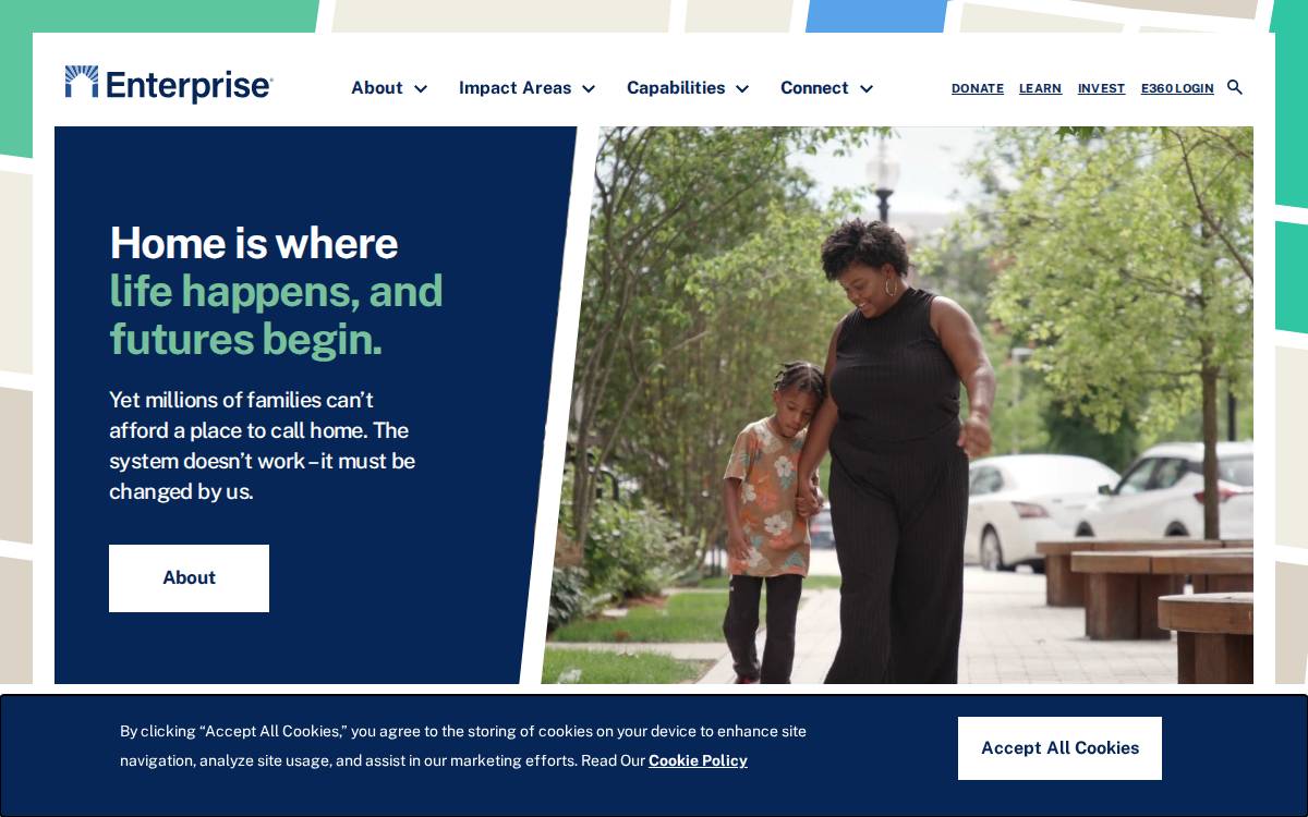 Enterprisecommunity website preview