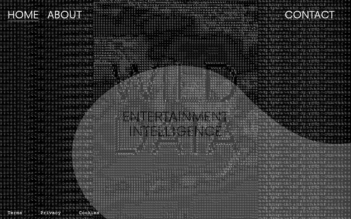 Entertainment Intelligence website preview