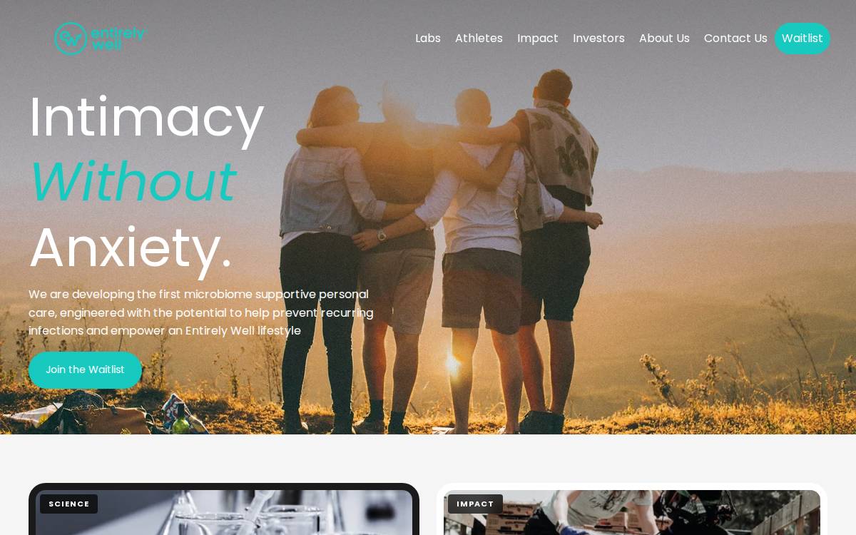 Entirelywell website preview