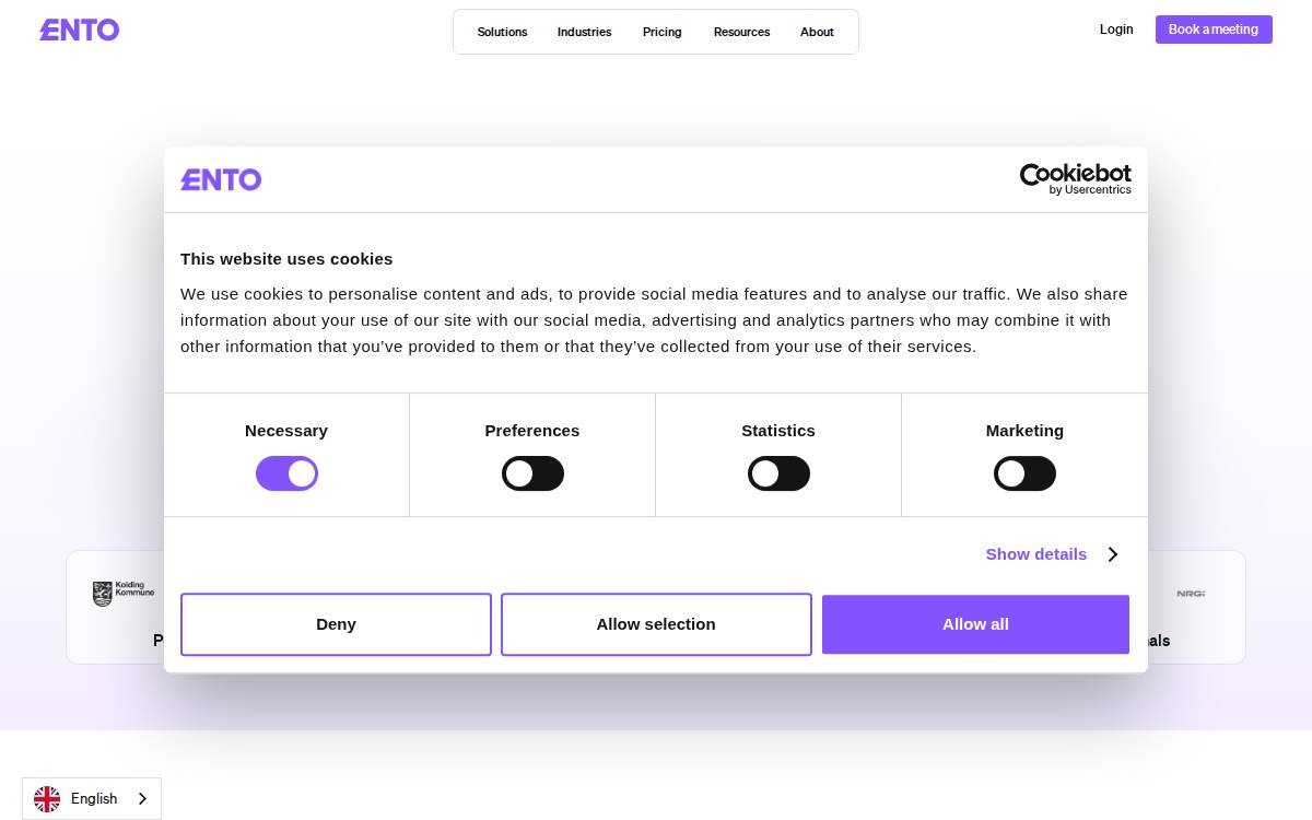 Ento Labs website preview