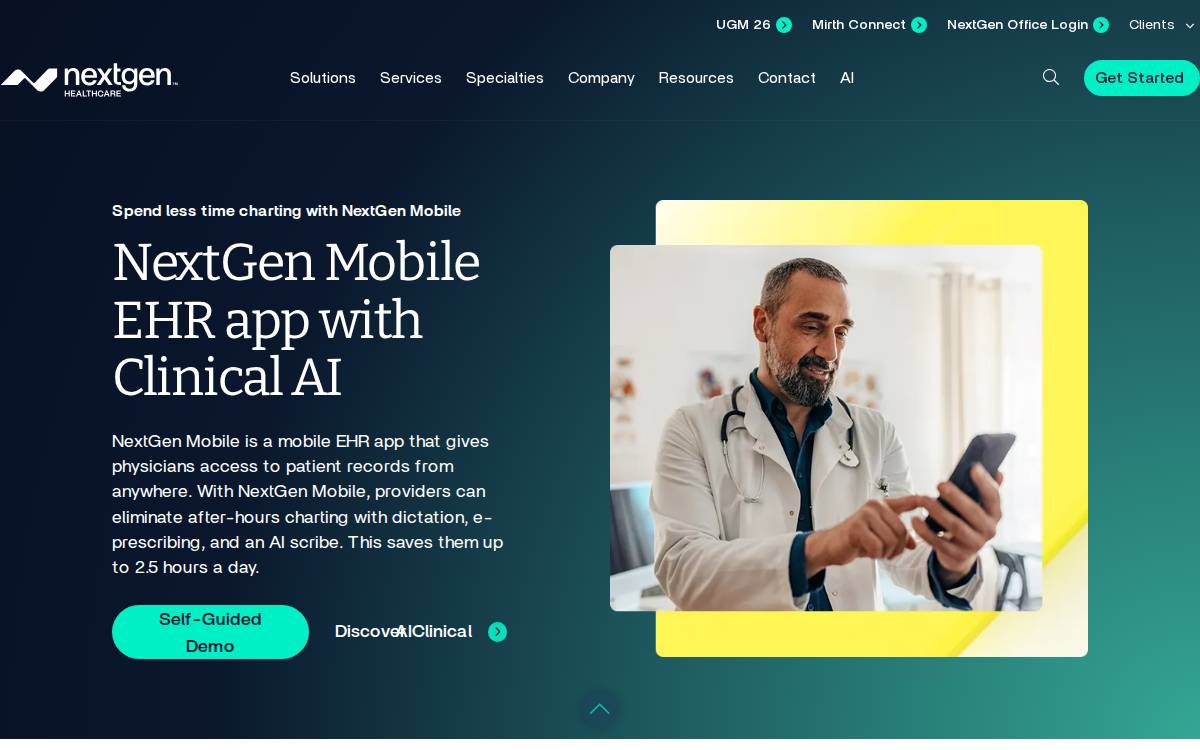 Entradahealth website preview