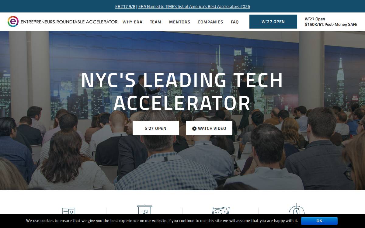 Entrepreneurs' Roundtable website preview