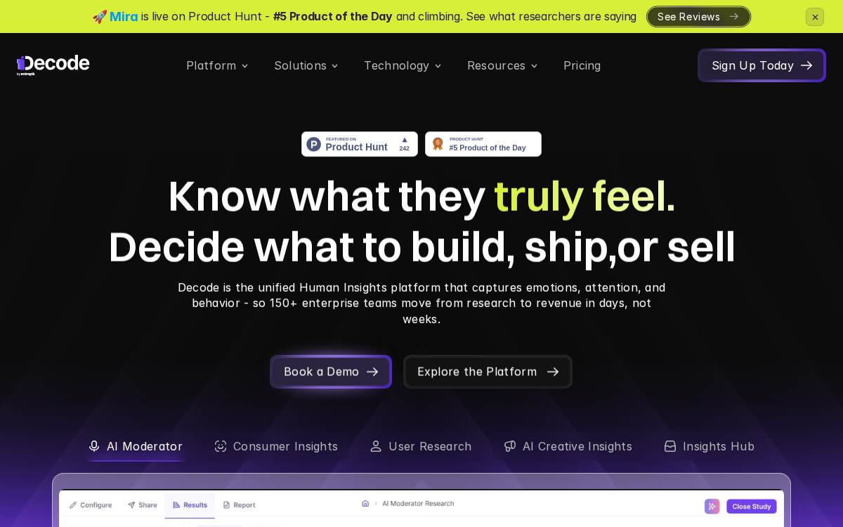 Entropik website preview