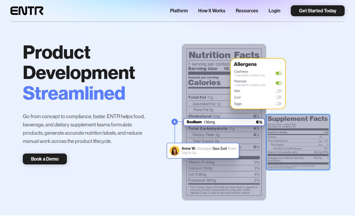 Entrtechnologies website preview