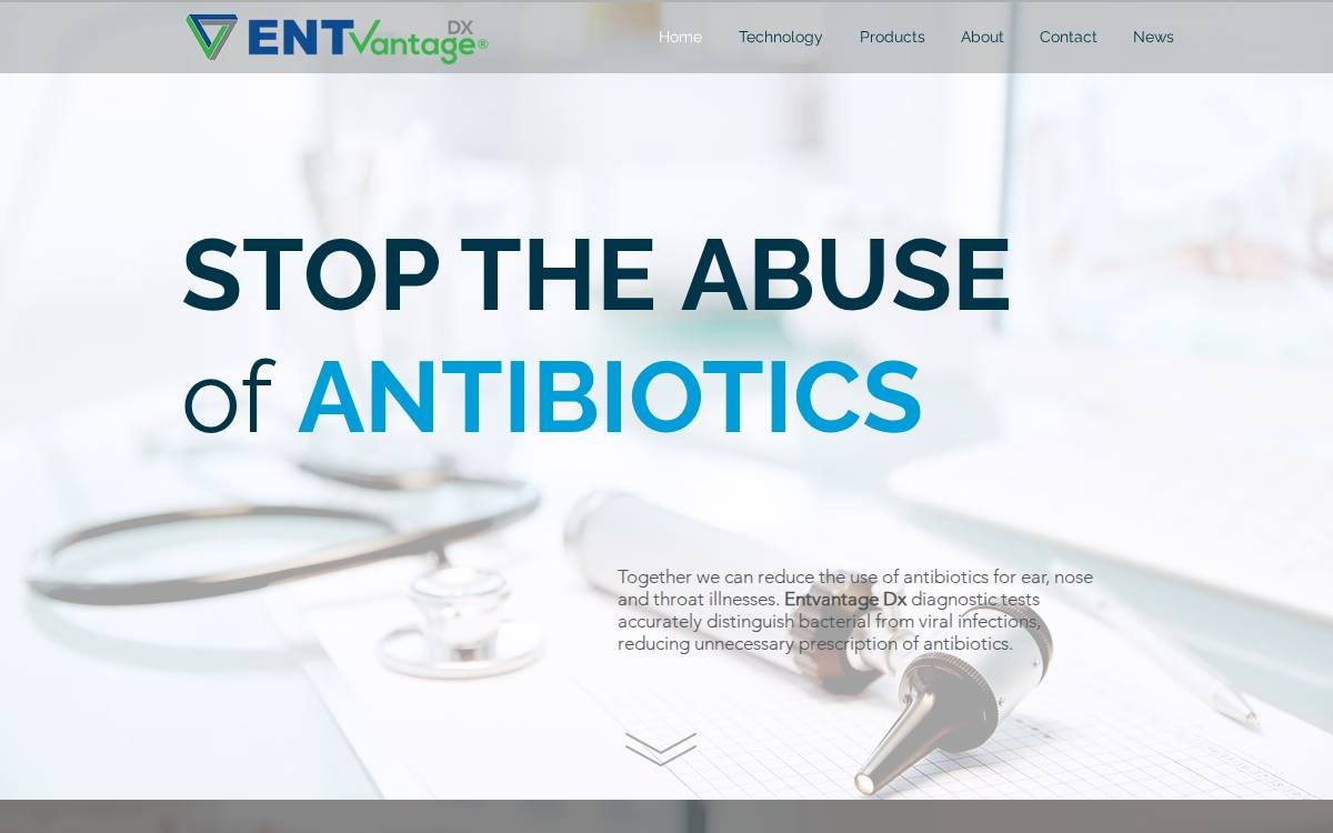 entvantagedx website preview