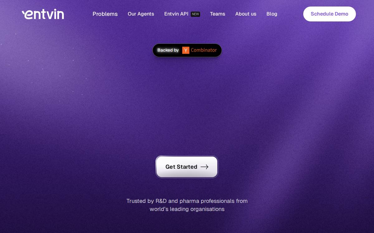 Entvin website preview