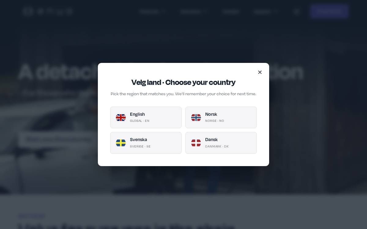Enua website preview