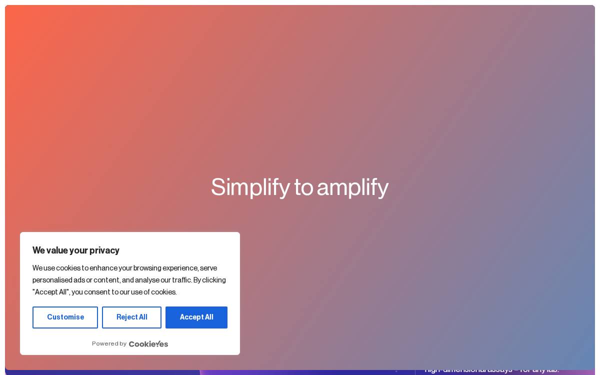 Enumera Molecular website preview