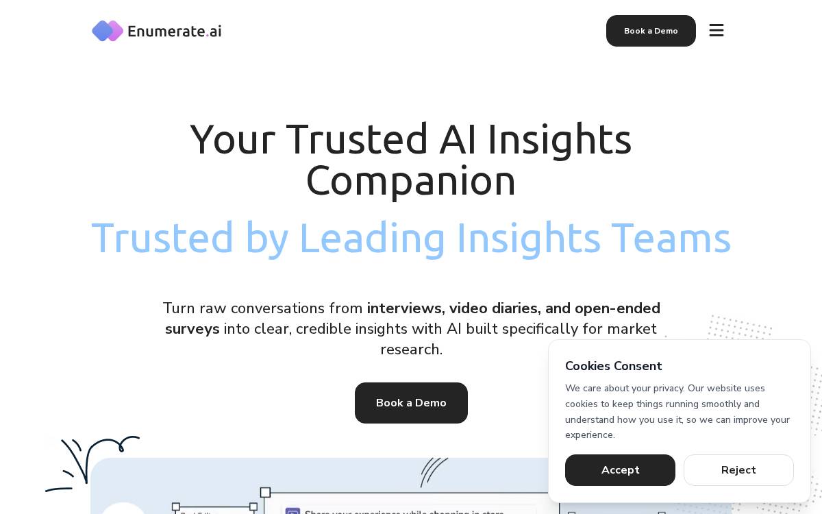 Enumerate website preview
