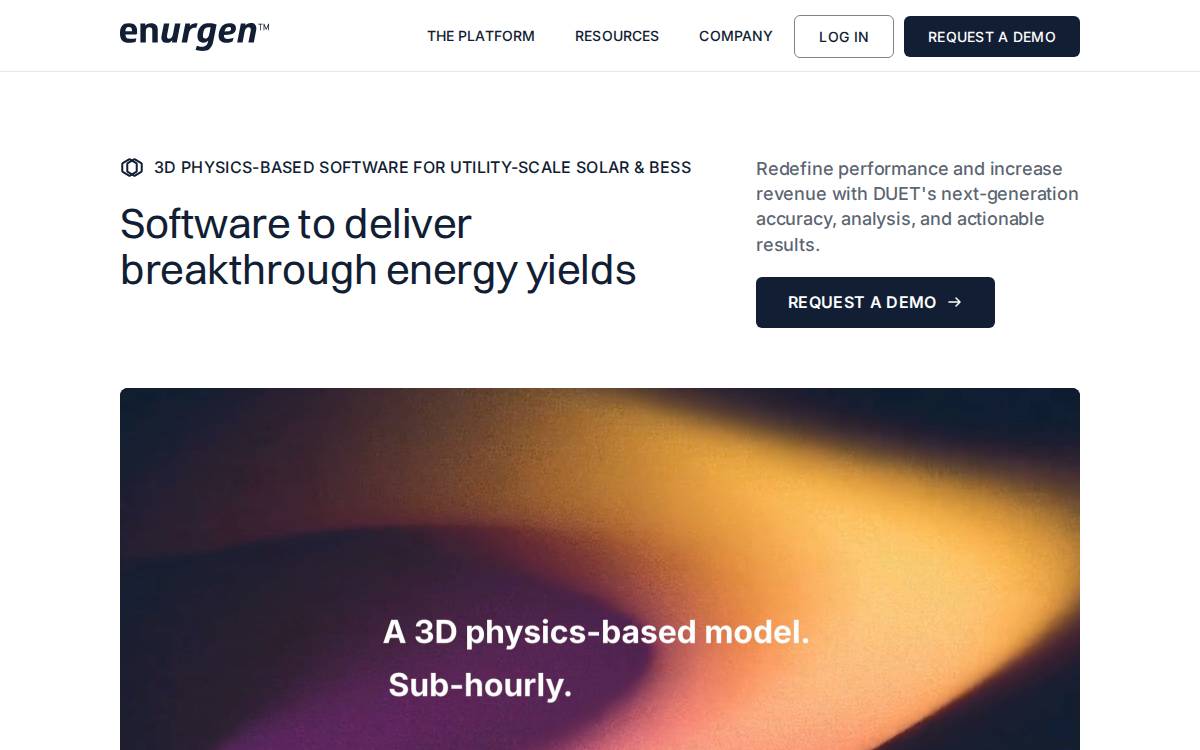 Enurgen website preview