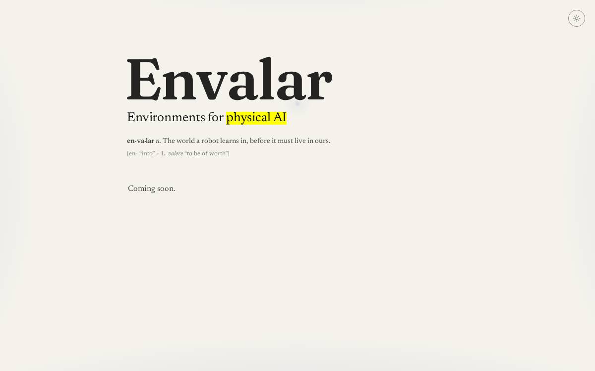 Envalar website preview