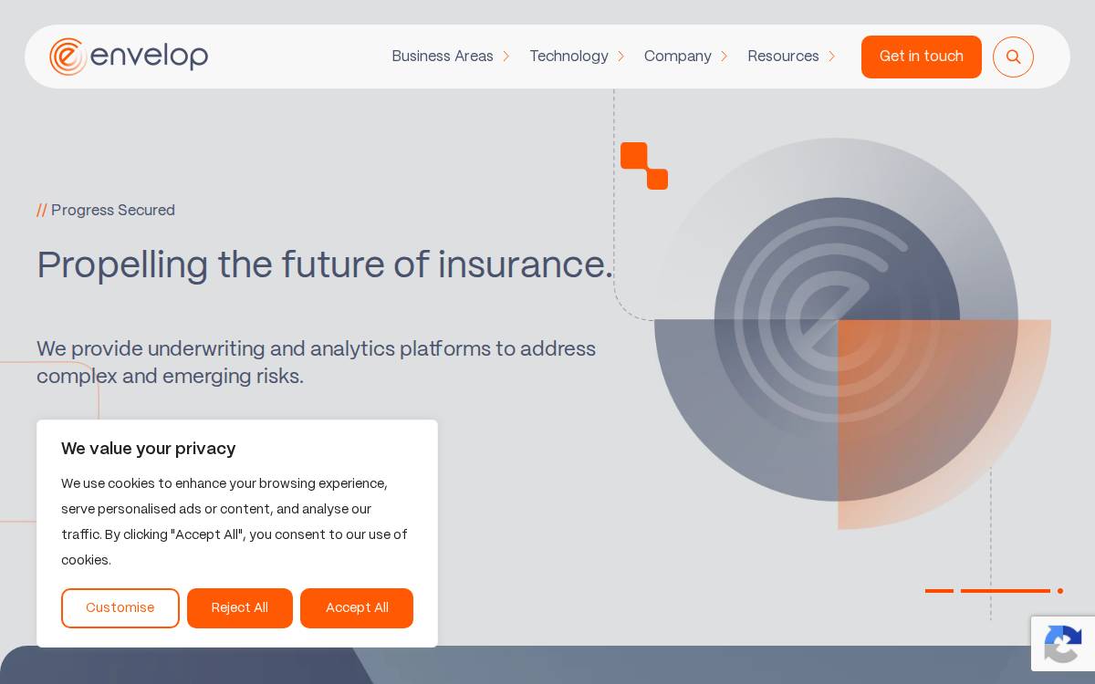 Enveloprisk website preview