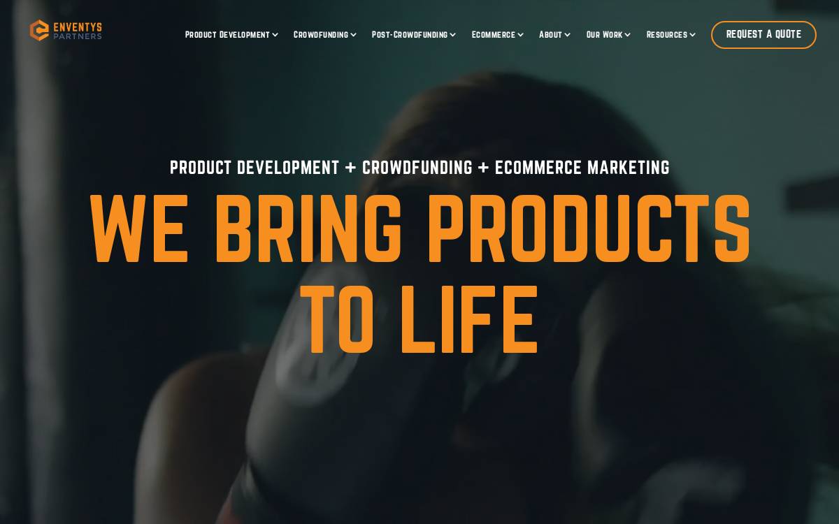 Enventyspartners website preview