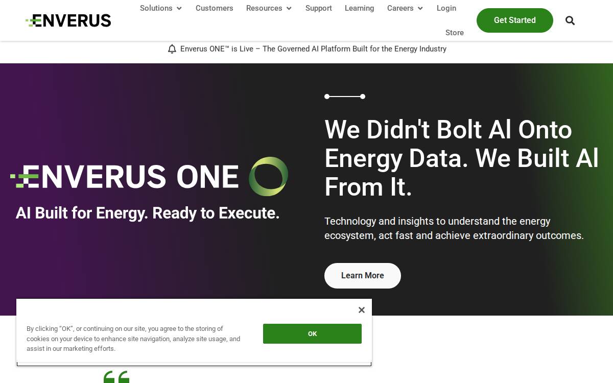 Enverus website preview