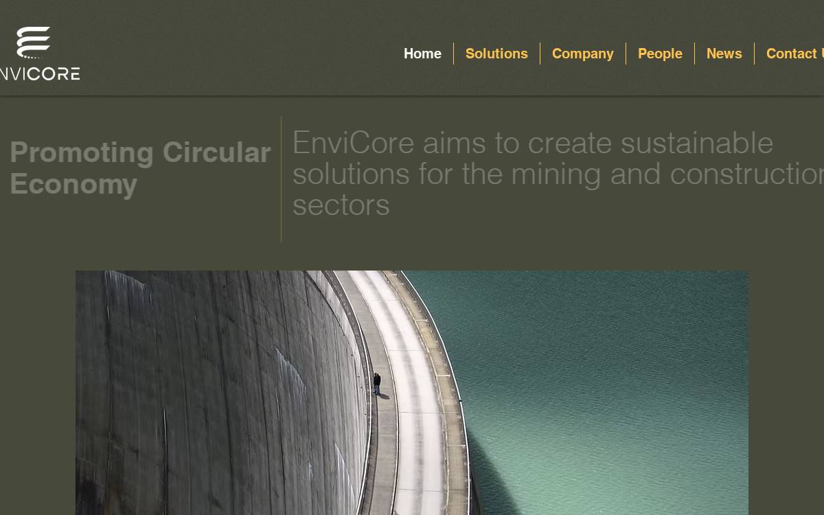 EnviCore website preview