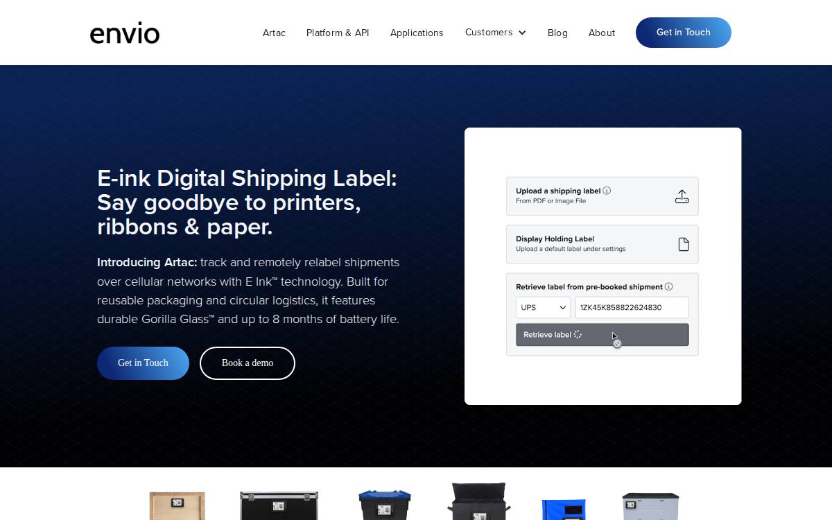 Envio website preview