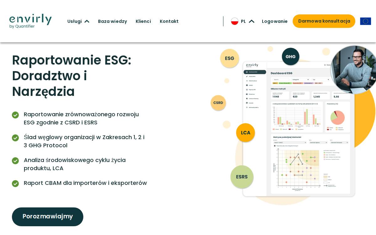 Envirly website preview