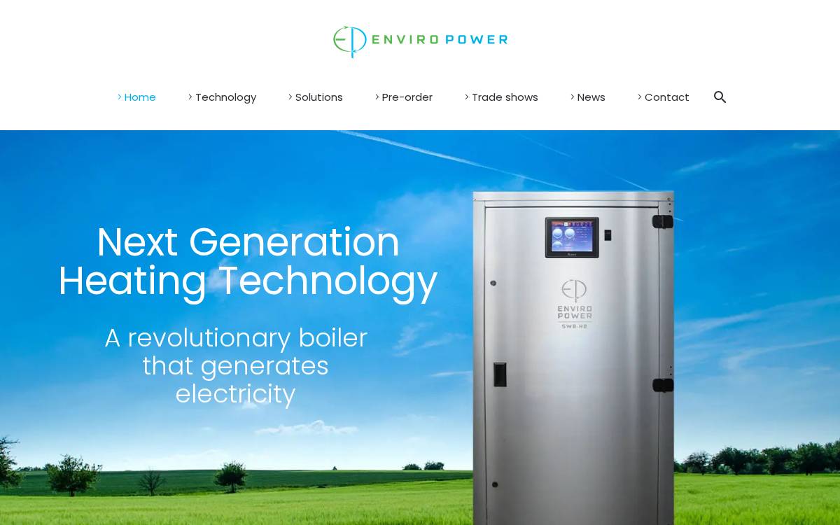 Enviro Power website preview