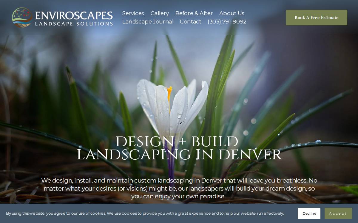 Enviro Scapes website preview