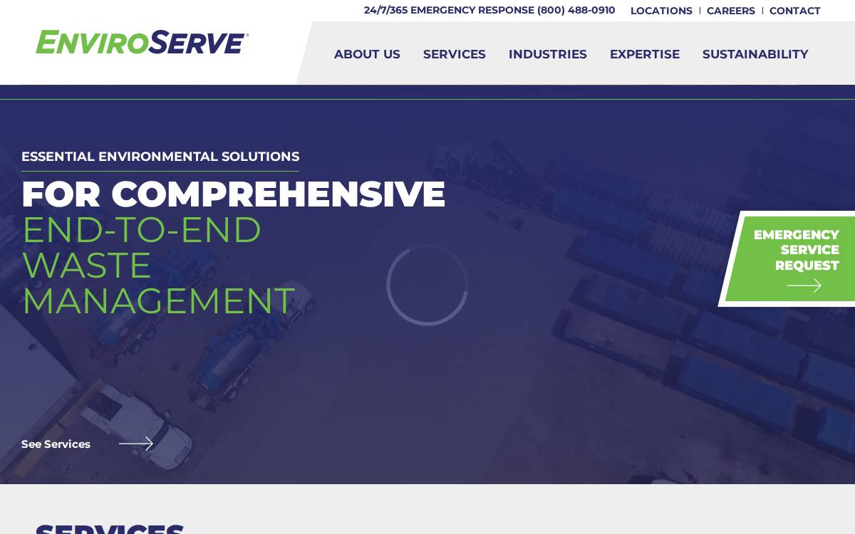 Environmental Projects, Inc August 2024 website preview