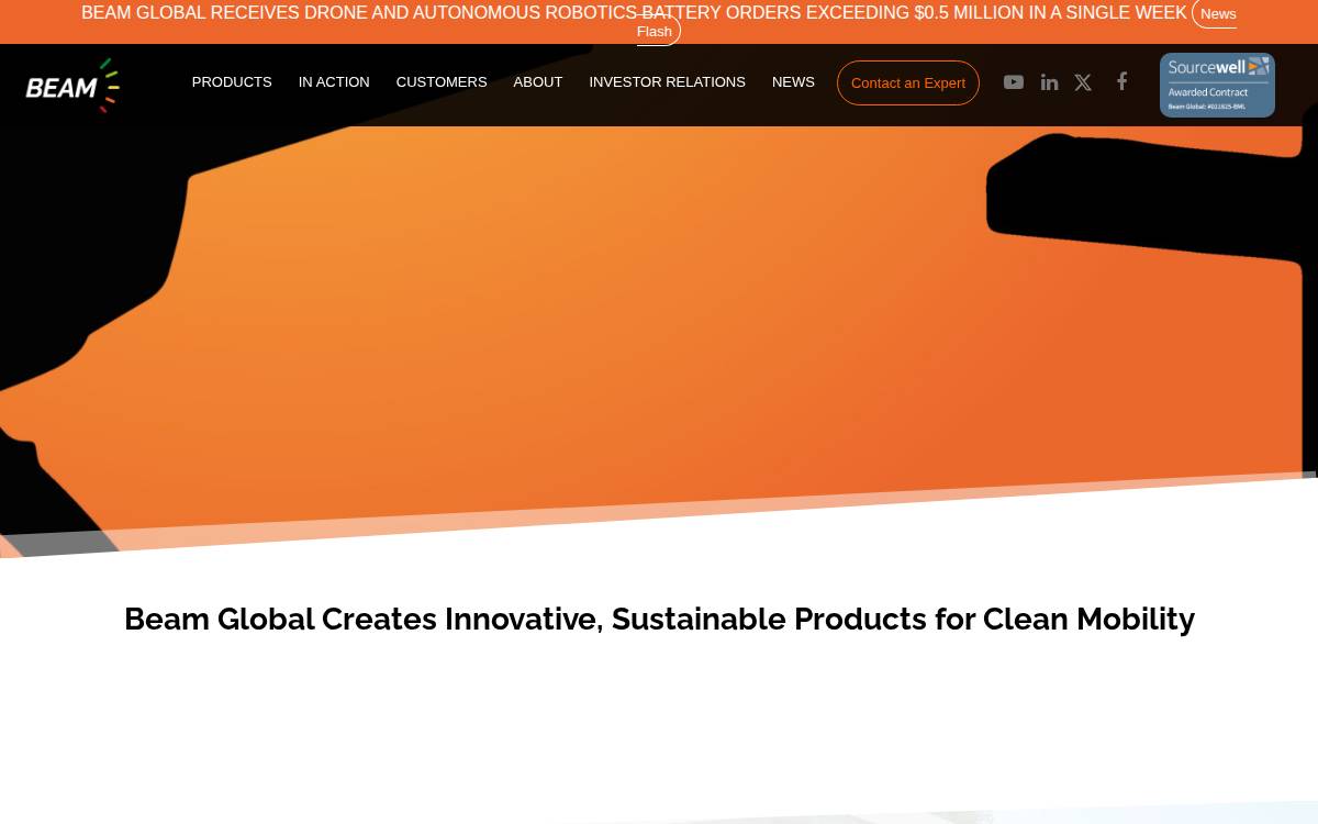 Envision Solar International website preview