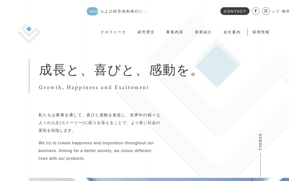 Envision website preview