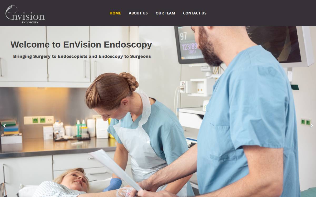 EnVision Endoscopy website preview