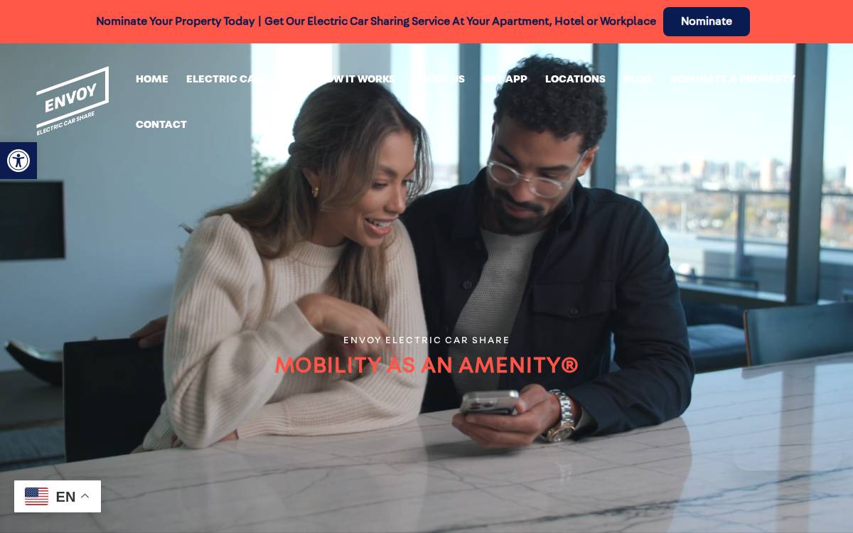 Envoy website preview