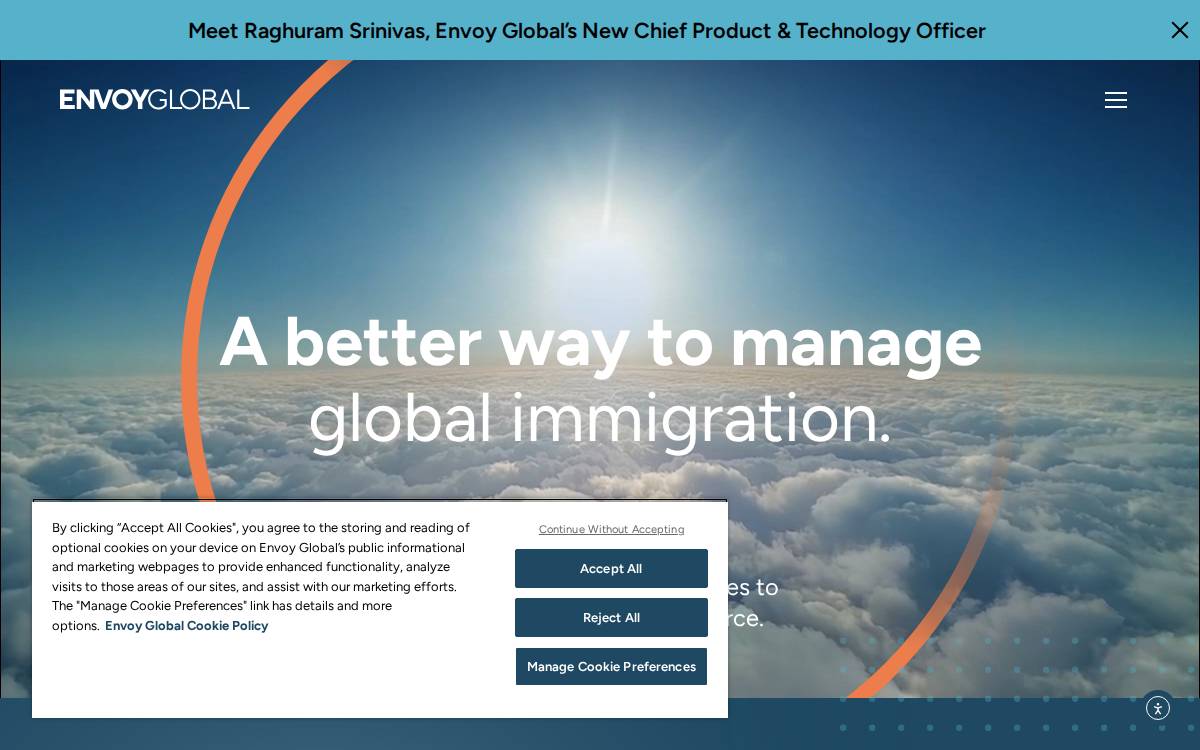Envoy website preview