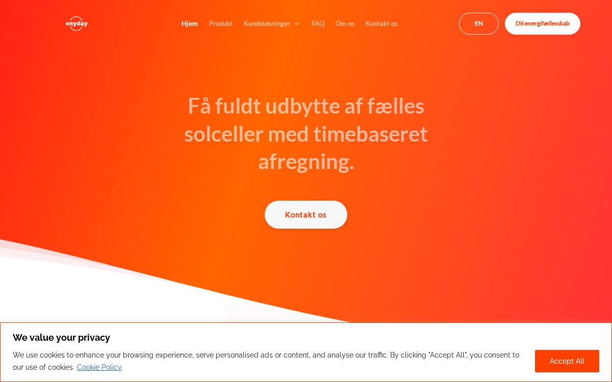 Enyday website preview
