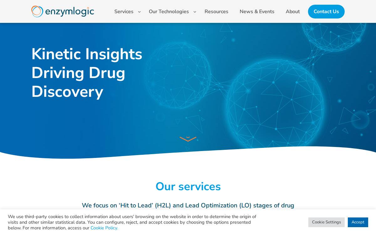 Enzymlogic website preview