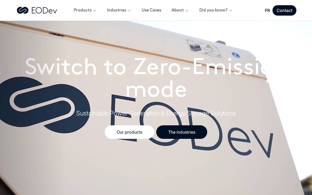 Eo Dev website preview