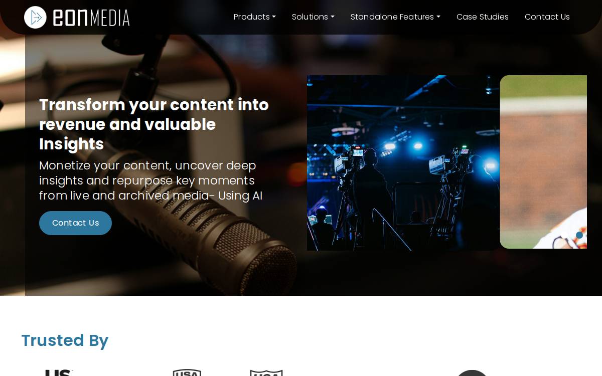 Eon Media website preview