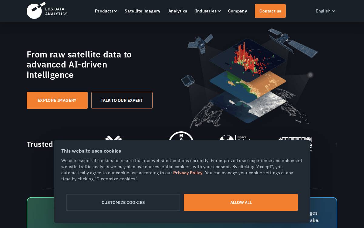Eos website preview
