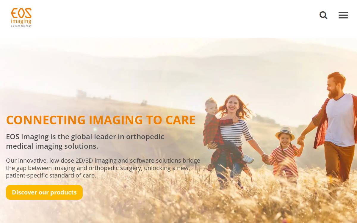 EOS Imaging website preview