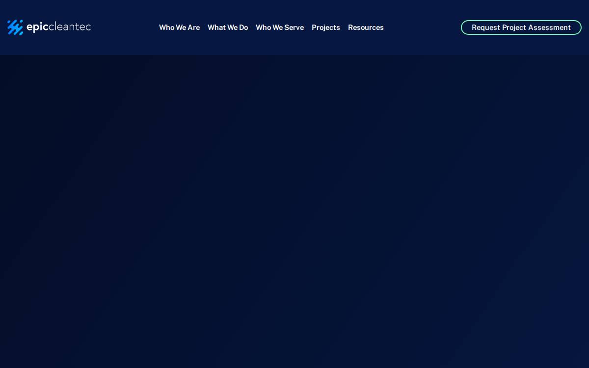Epic Cleantec website preview