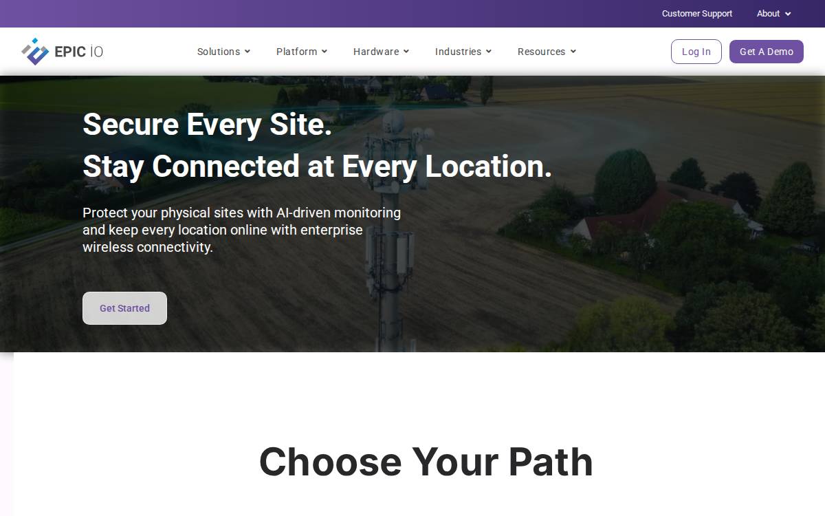 Epicio website preview