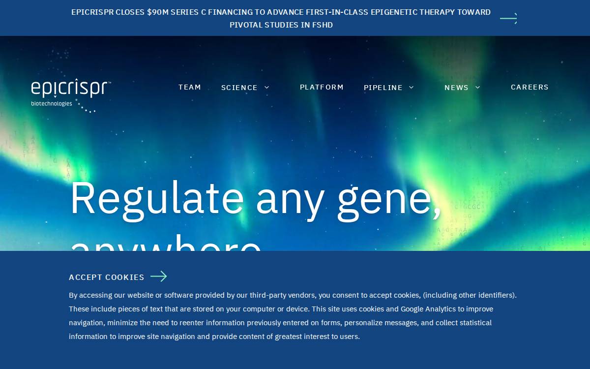 Epicrispr Biotechnologies website preview