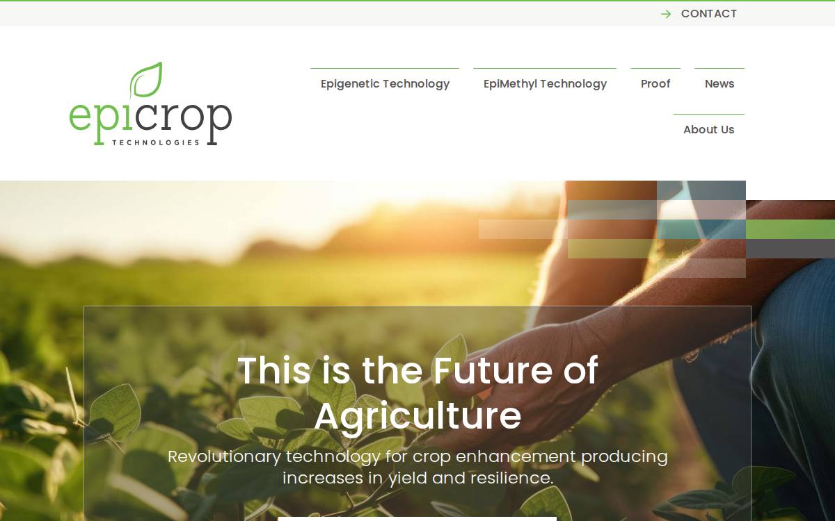 Epicrop Technologies website preview
