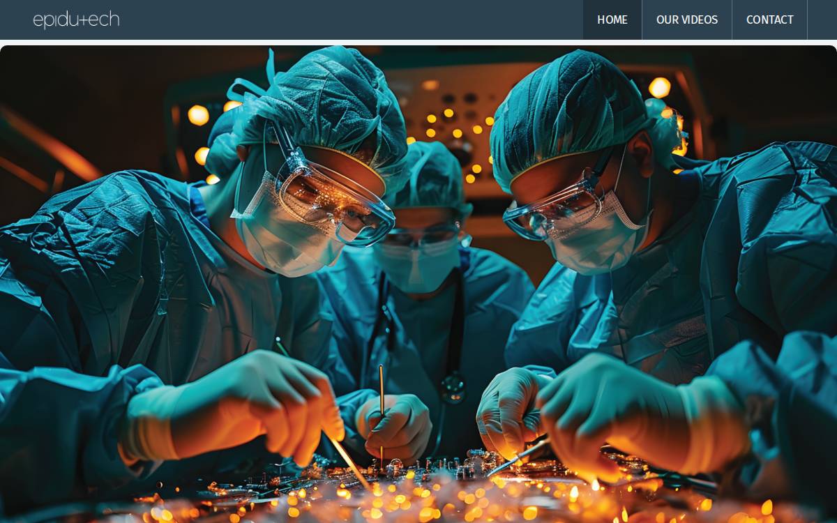 Epidutech website preview