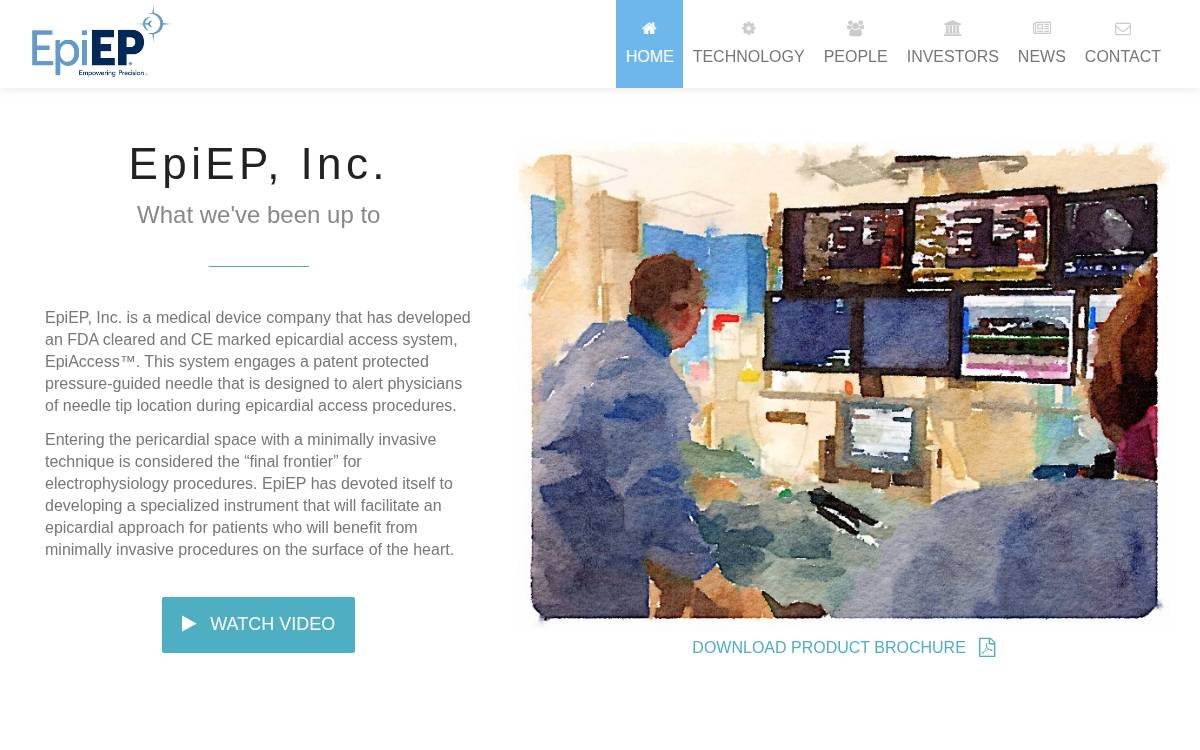 EpiEP website preview